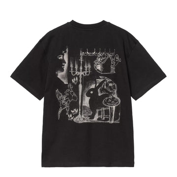 Carhartt WIP Womens S/S Okniceok T-Shirt Black - Parasol Store