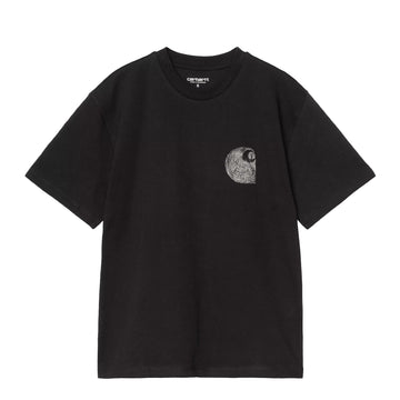 Carhartt WIP Womens S/S Okniceok T-Shirt Black - Parasol Store