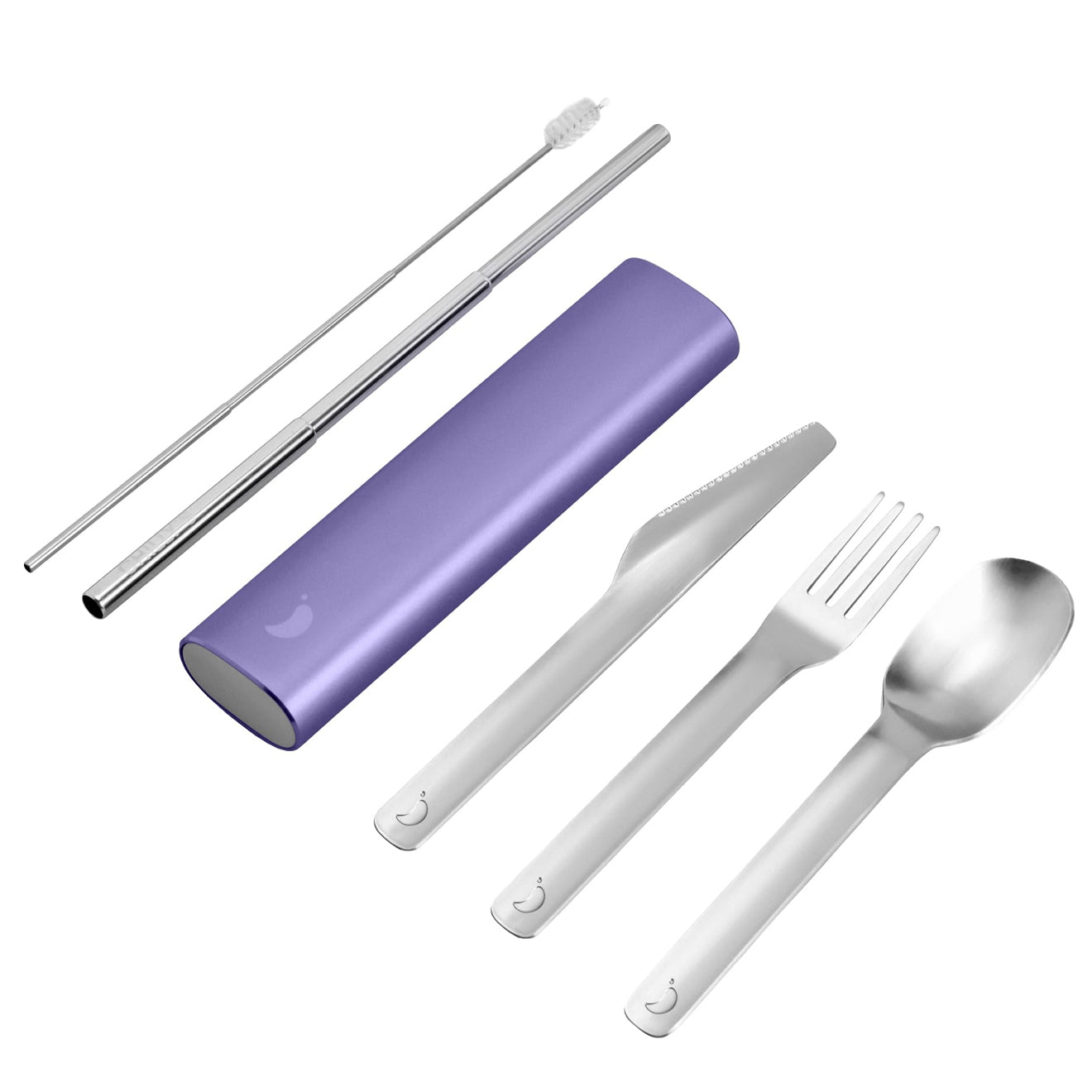 Chillys Cutlery Set Matte Metallic Lavender - Parasol Store