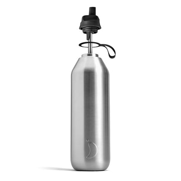 Chillys Series 2 90% Recycled 500ml Flip Bottle Stainless Steel - Parasol Store