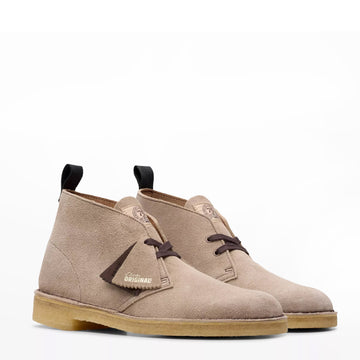 Clarks Originals Desert Boot Wolf Suede - Parasol Store