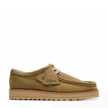 Clarks Originals The Wallabee Scout Lo Dark Sand Suede - Parasol Store