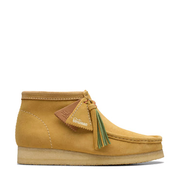 Clarks Originals Wallabee Boot Golden Tan Suede - Parasol Store