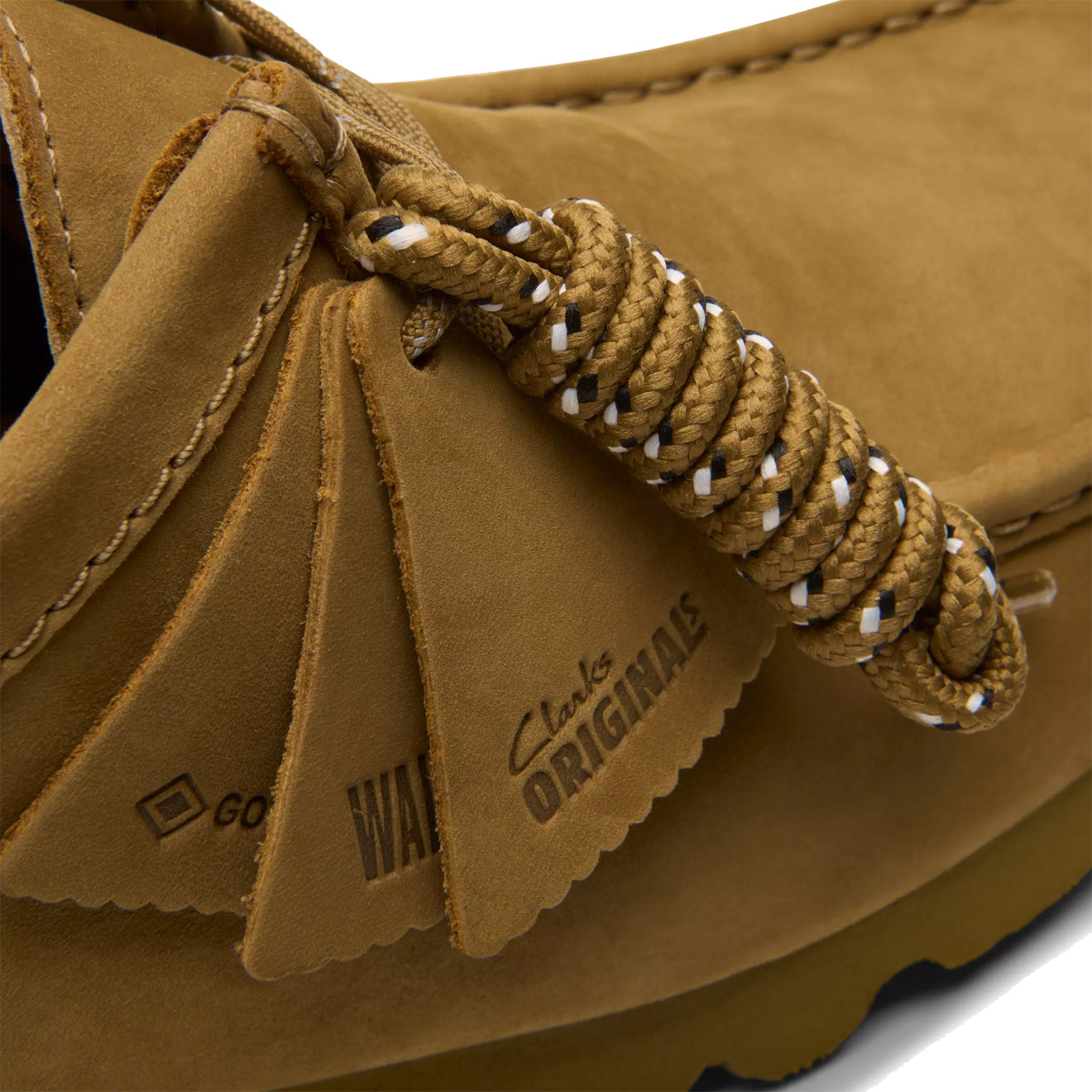 Clarks Originals Wallabee GTX Shoe Oakmoss Nubuck - Parasol Store