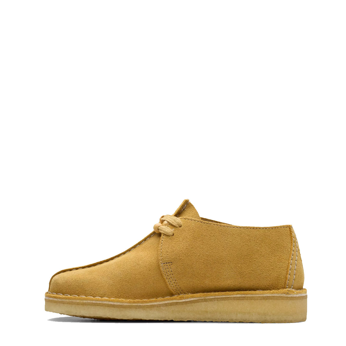 Clarks Originals Womens Desert Trek Golden Tan Suede - Parasol Store