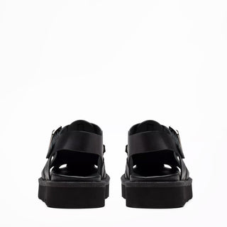 Clarks Originals Womens Meadow Buckle Black Leather - Parasol Store