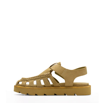 Clarks Originals Womens Meadow Buckle Dark Maple Suede - Parasol Store