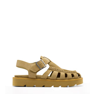 Clarks Originals Womens Meadow Buckle Dark Maple Suede - Parasol Store