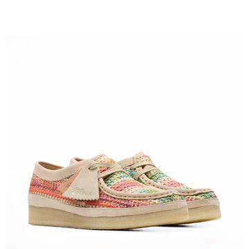 Clarks Originals Womens Wallabee Multi Raffia - Parasol Store