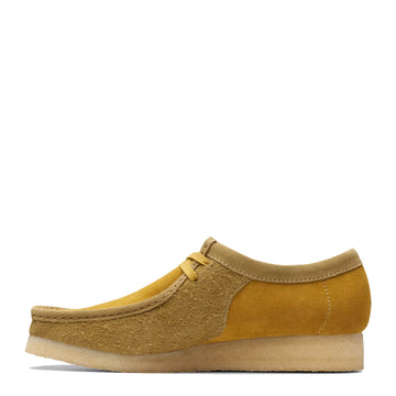 Clarks Originals Wallabee Shoe Olive Combination - Parasol Store