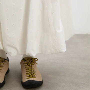 Damson Madder Agatha Puff Midi Skirt White - Parasol Store