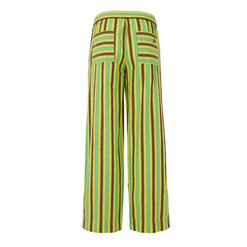 Damson Madder Ritik Trousers Tropical Business Stripe - Parasol Store