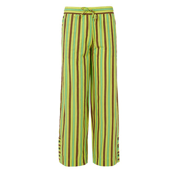 Damson Madder Ritik Trousers Tropical Business Stripe - Parasol Store