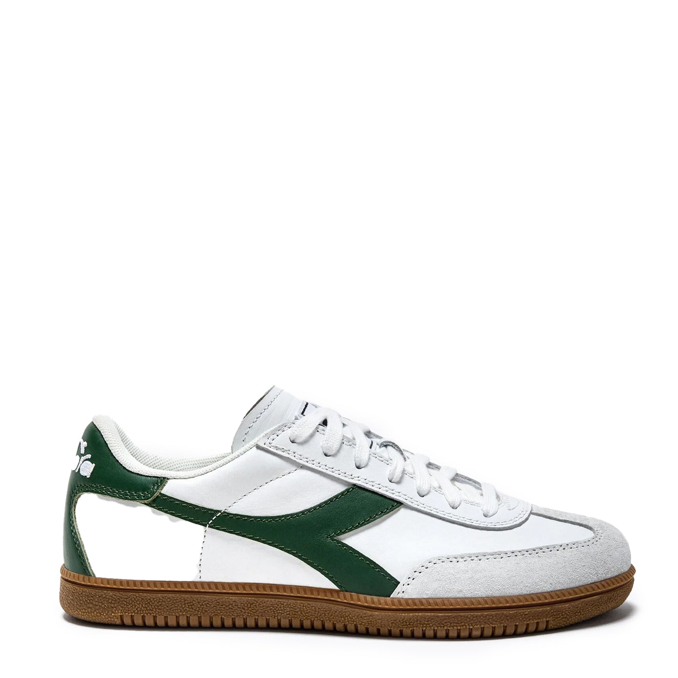 Diadora Trainer White / Foliage Green - Parasol Store