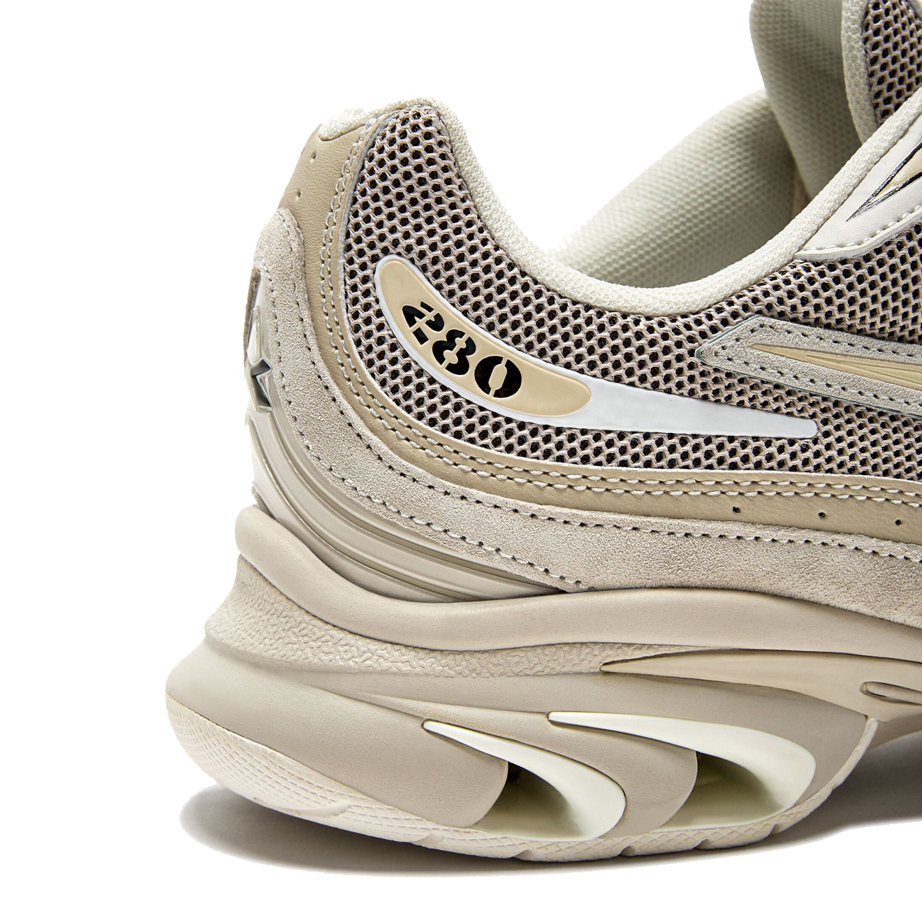 Diadora Womens Mythos Propulsion 280 M2 Suede Trainer Fog / Silver Gray Diadora