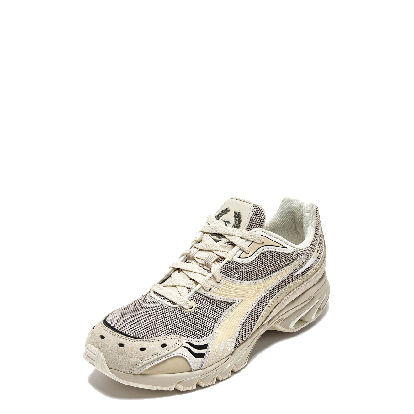 Diadora Womens Mythos Propulsion 280 M2 Suede Trainer Fog / Silver Gray Diadora