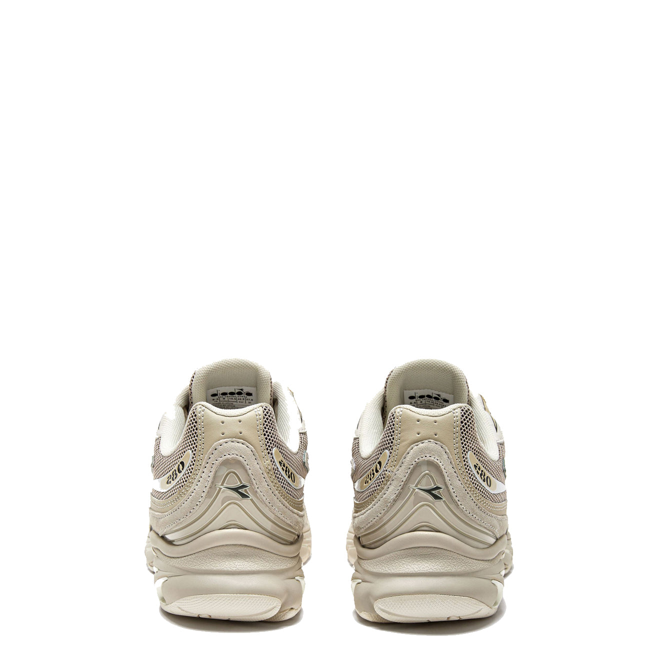 Diadora Womens Mythos Propulsion 280 M2 Suede Trainer Fog / Silver Gray Diadora