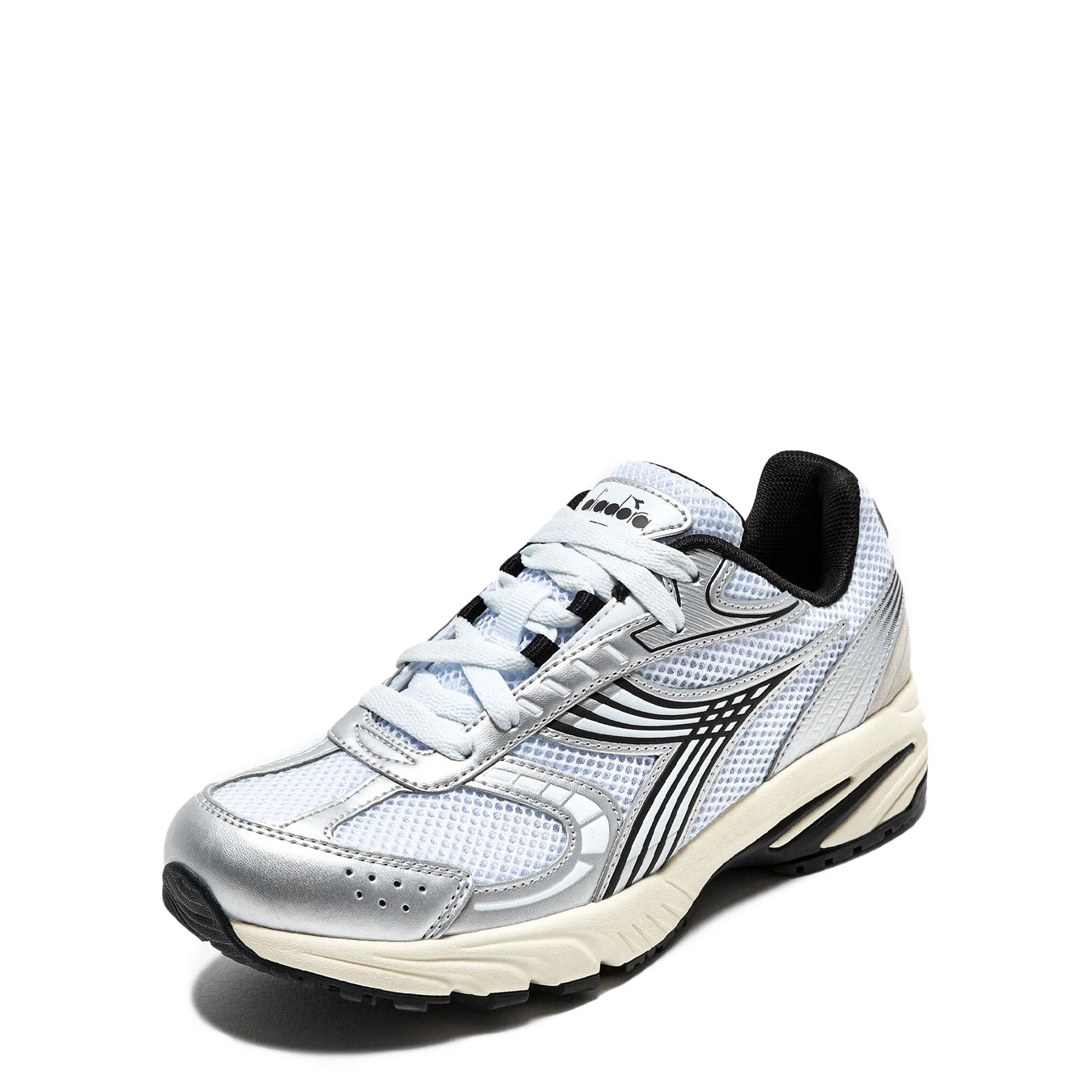 Diadora Womens SAO-KO 280 Trainer White / Silver - Parasol Store
