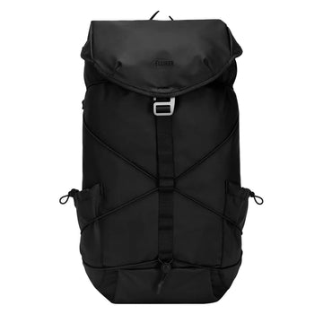 Elliker Wharfe Flap Over Backpack 22L Black - Parasol Store