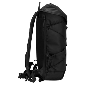 Elliker Wharfe Flap Over Backpack 22L Black - Parasol Store