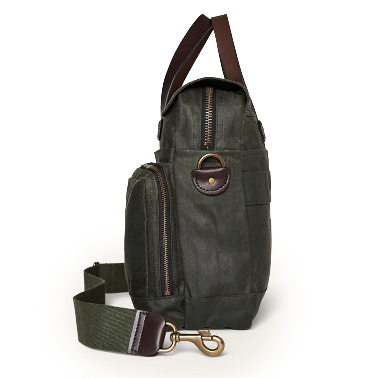 Filson 24-Hour Tin Cloth Briefcase Otter Green - Parasol Store