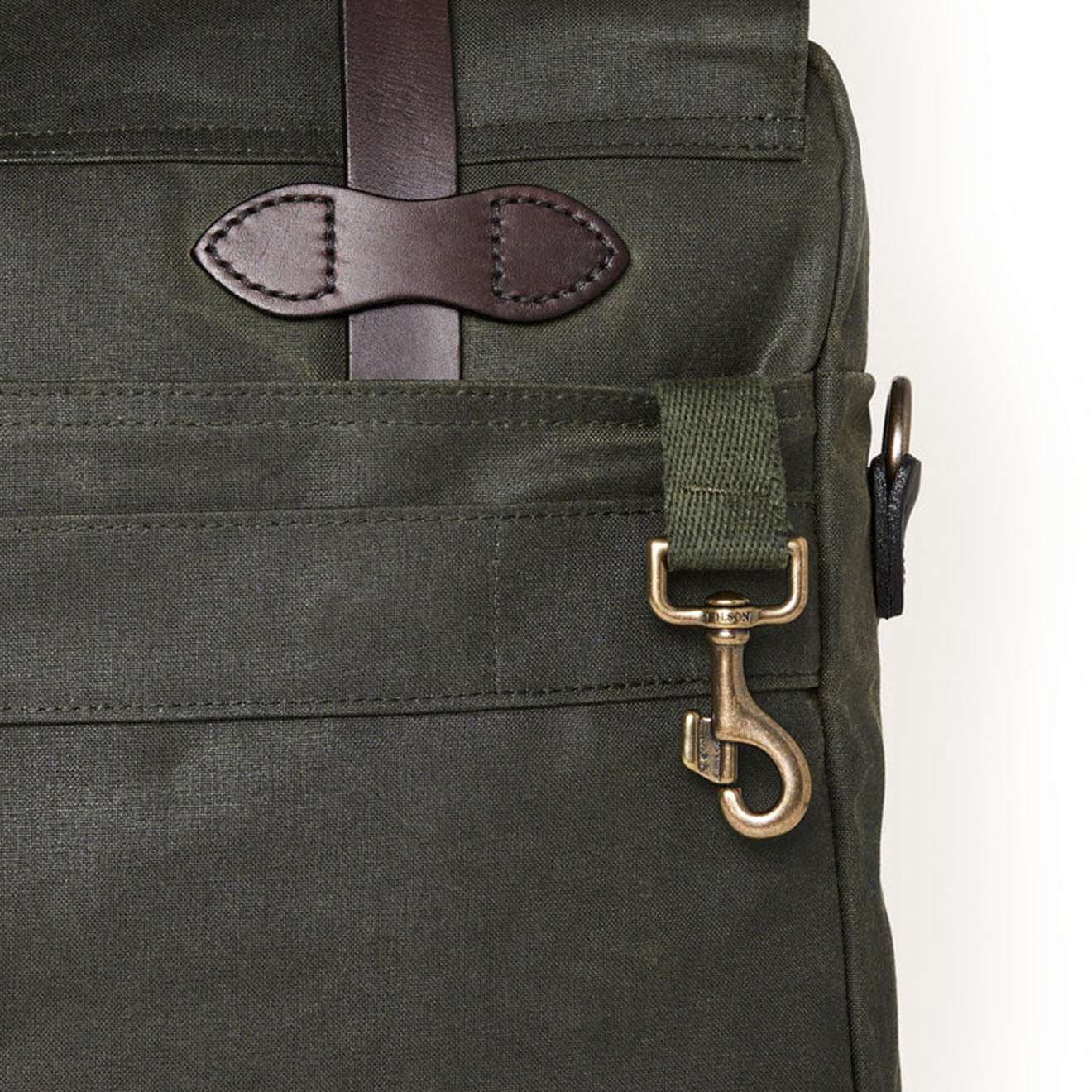 Filson 24-Hour Tin Cloth Briefcase Otter Green - Parasol Store