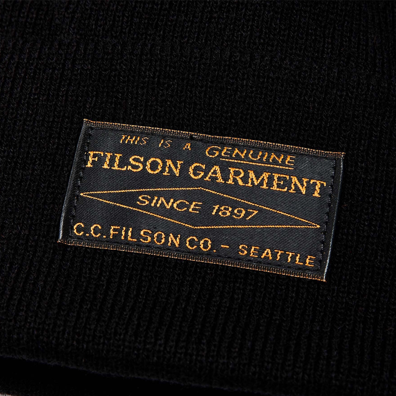 Filson Ballard Watch Cap Black - Parasol Store