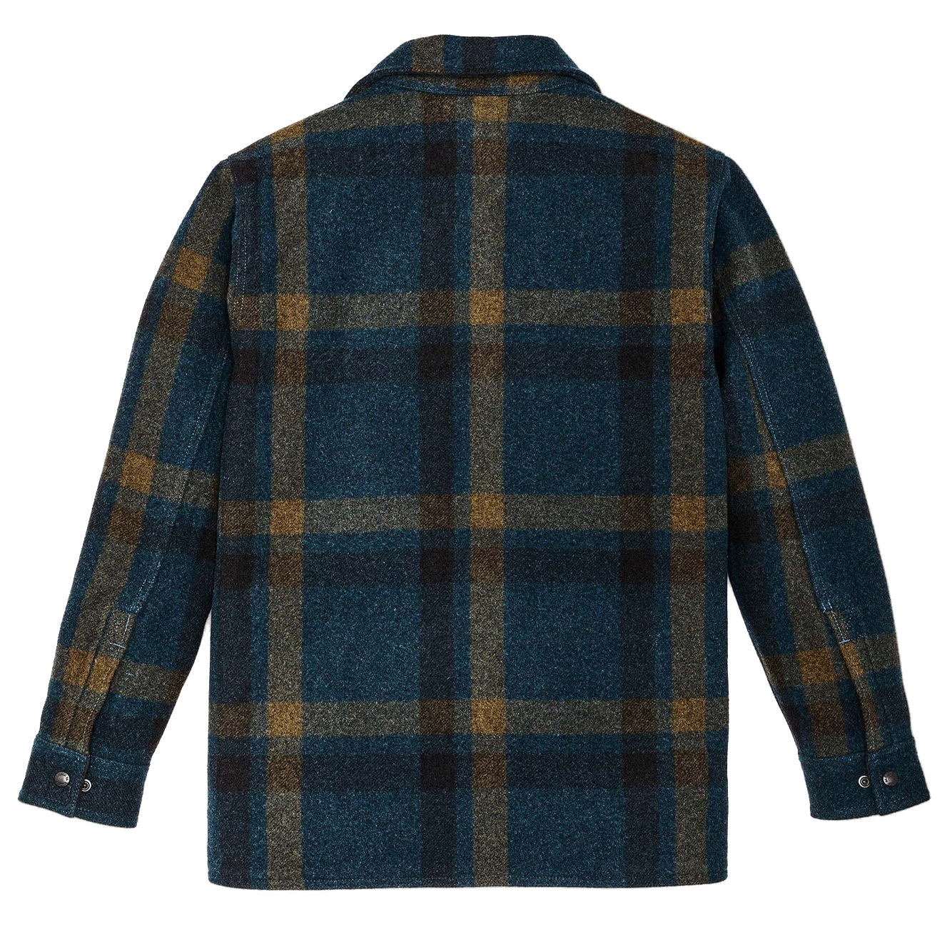 Filson Lined Mackinaw Jac-Shirt Teal / Ochre Plaid - Parasol Store