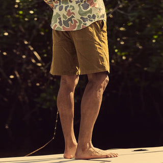 Filson Oakville Canvas Shorts Bronze Brown - Parasol Store