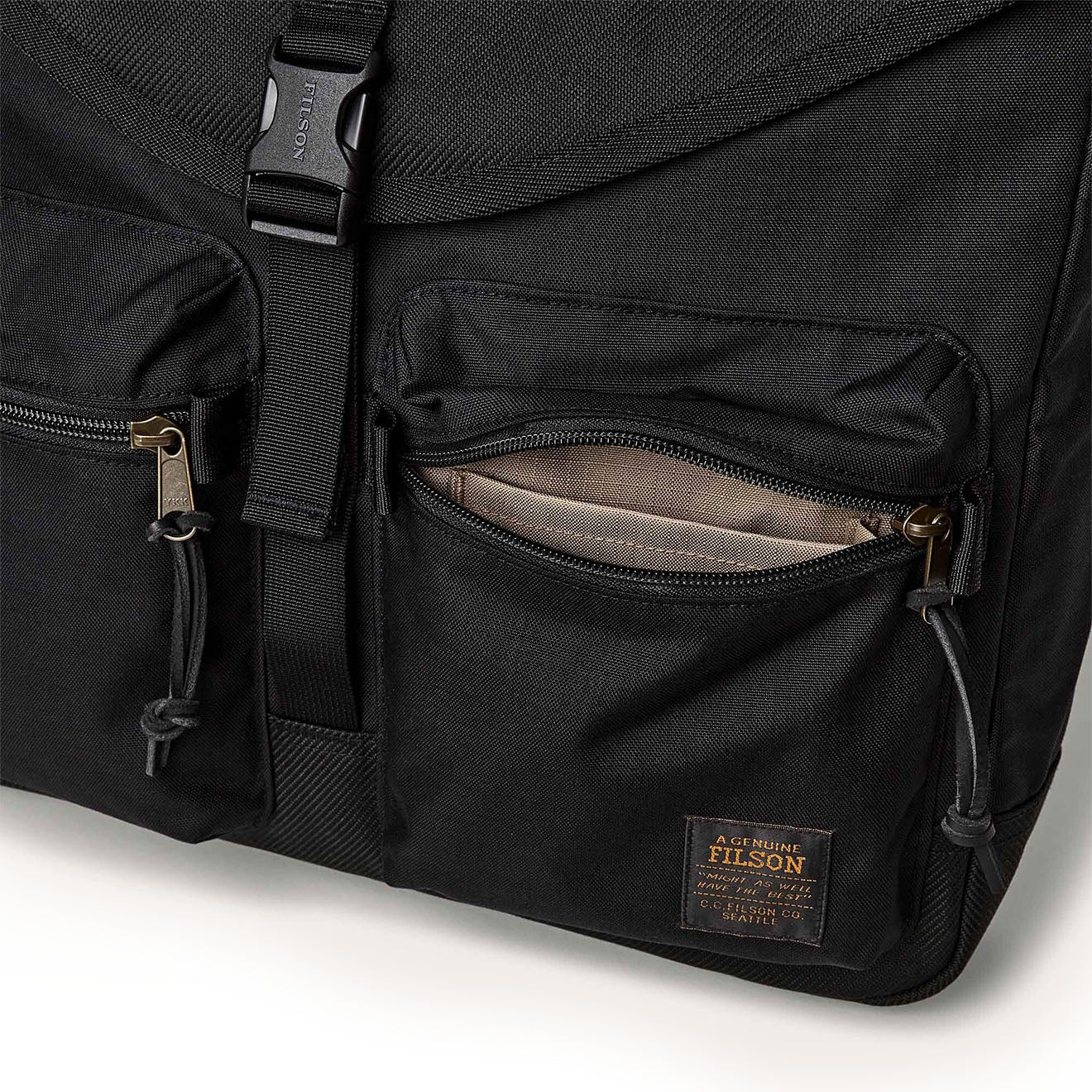 Filson Surveyor Messenger Bag Black - Parasol Store