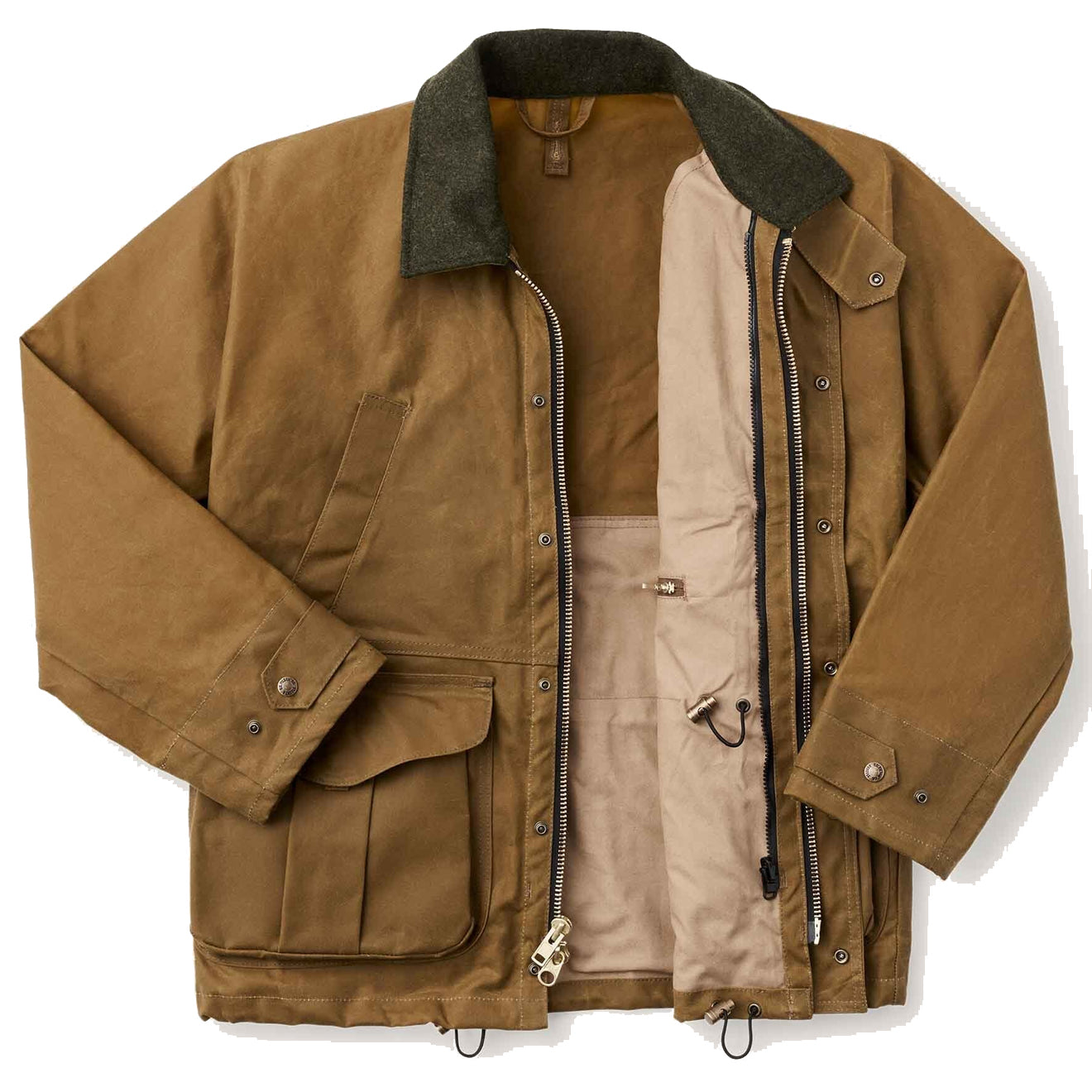 Filson Tin Cloth Field Jacket Dark Tan - Parasol Store