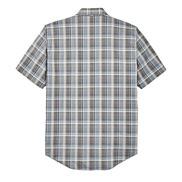Filson Twin Lakes Short Sleeve Sport Shirt Gray / Blue / Cream - Parasol Store