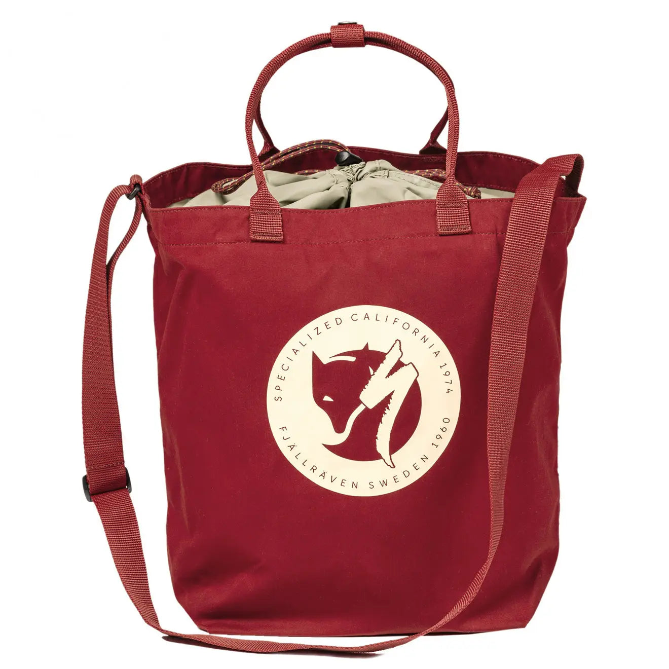 Fjallraven x Specialized Cave Tote Bag Ox Red Parasol Store