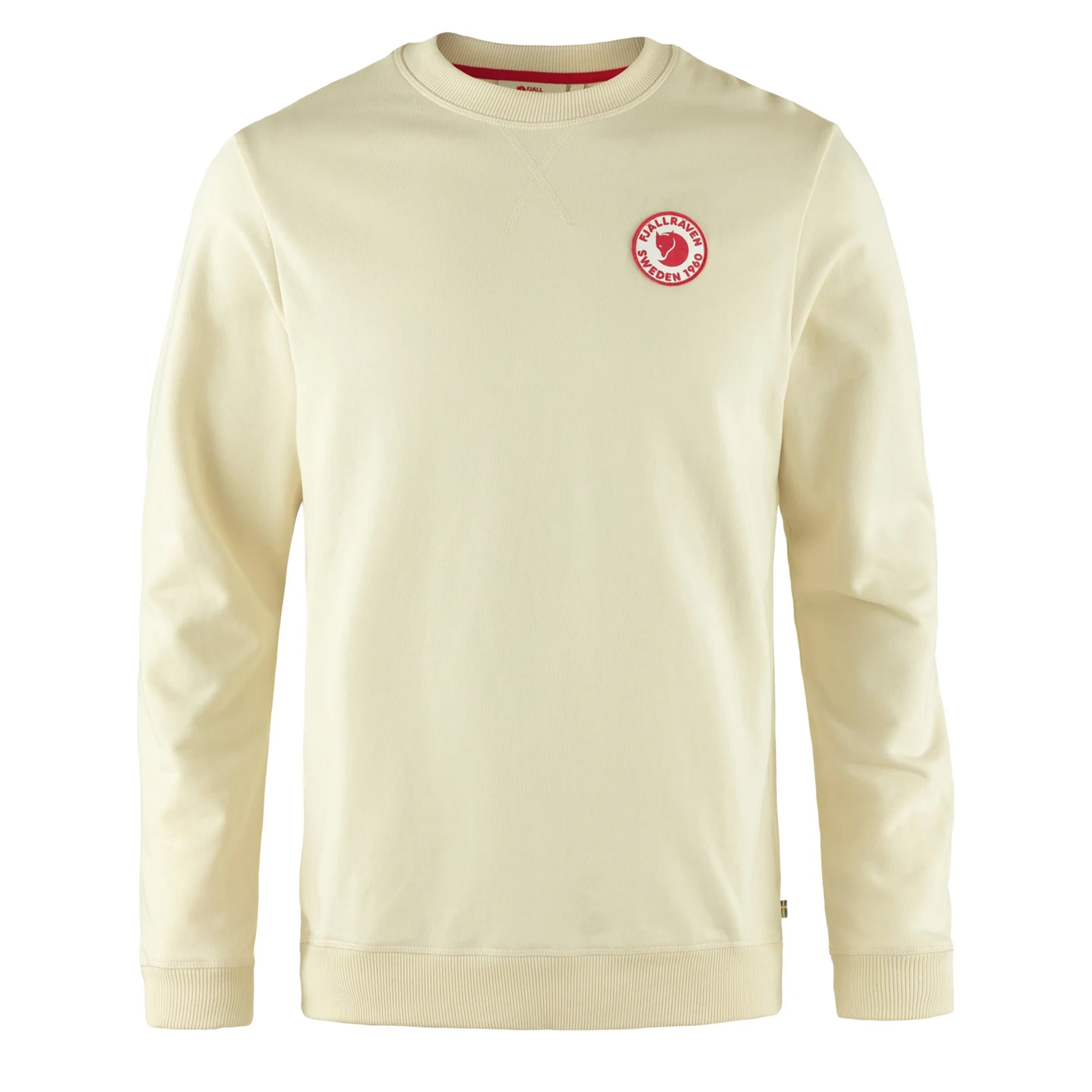 Fjallraven 1960 Logo Badge Sweater Chalk White