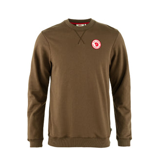 Fjallraven 1960 Logo Badge Sweater Dark Oak - Parasol Store