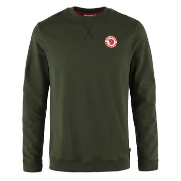 Fjallraven 1960 Logo Badge Sweater Deep Forest - Parasol Store