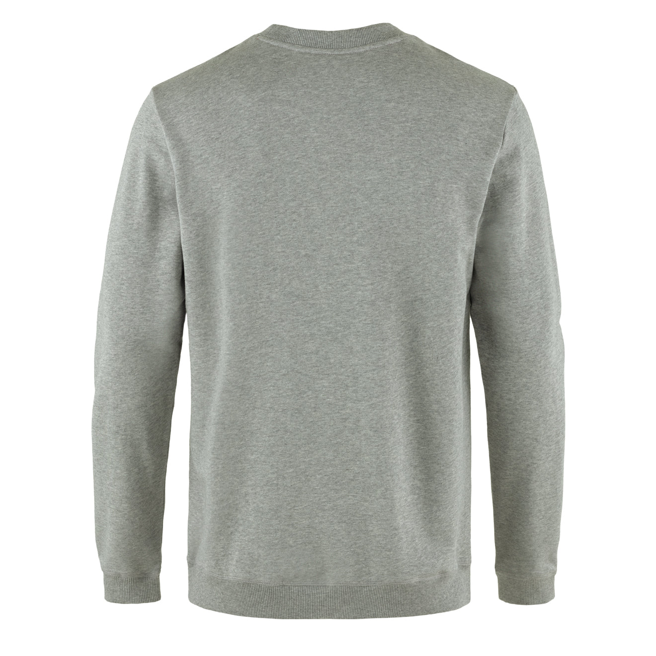 Fjallraven 1960 Logo Badge Sweater Grey Melange - Parasol Store