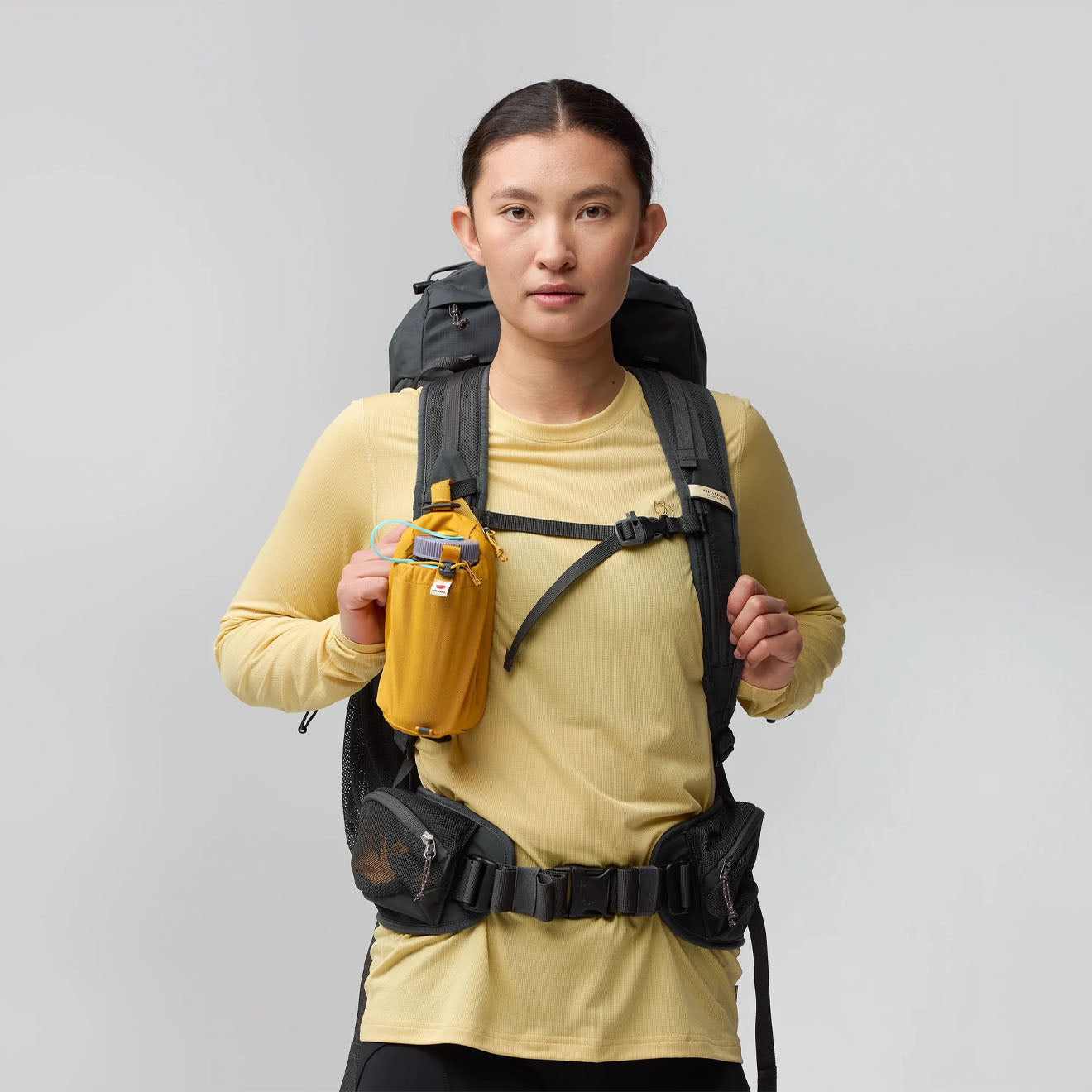 Fjallraven Abisko Bottle Pocket Mustard Yellow - Parasol Store