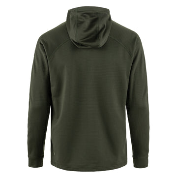 Fjallraven Abisko Grid Fleece Hoodie Deep Forest - Parasol Store