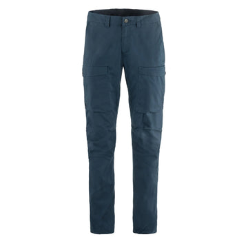 Fjallraven Abisko Hybrid Trail Trousers Regular Navy - Parasol Store