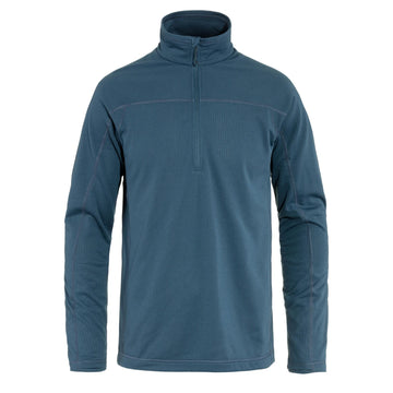 Fjallraven Abisko Lite Fleece Half Zip Indigo Blue - Parasol Store