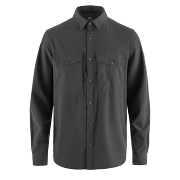 Fjallraven Abisko Trekking Shirt Dark Grey - Parasol Store