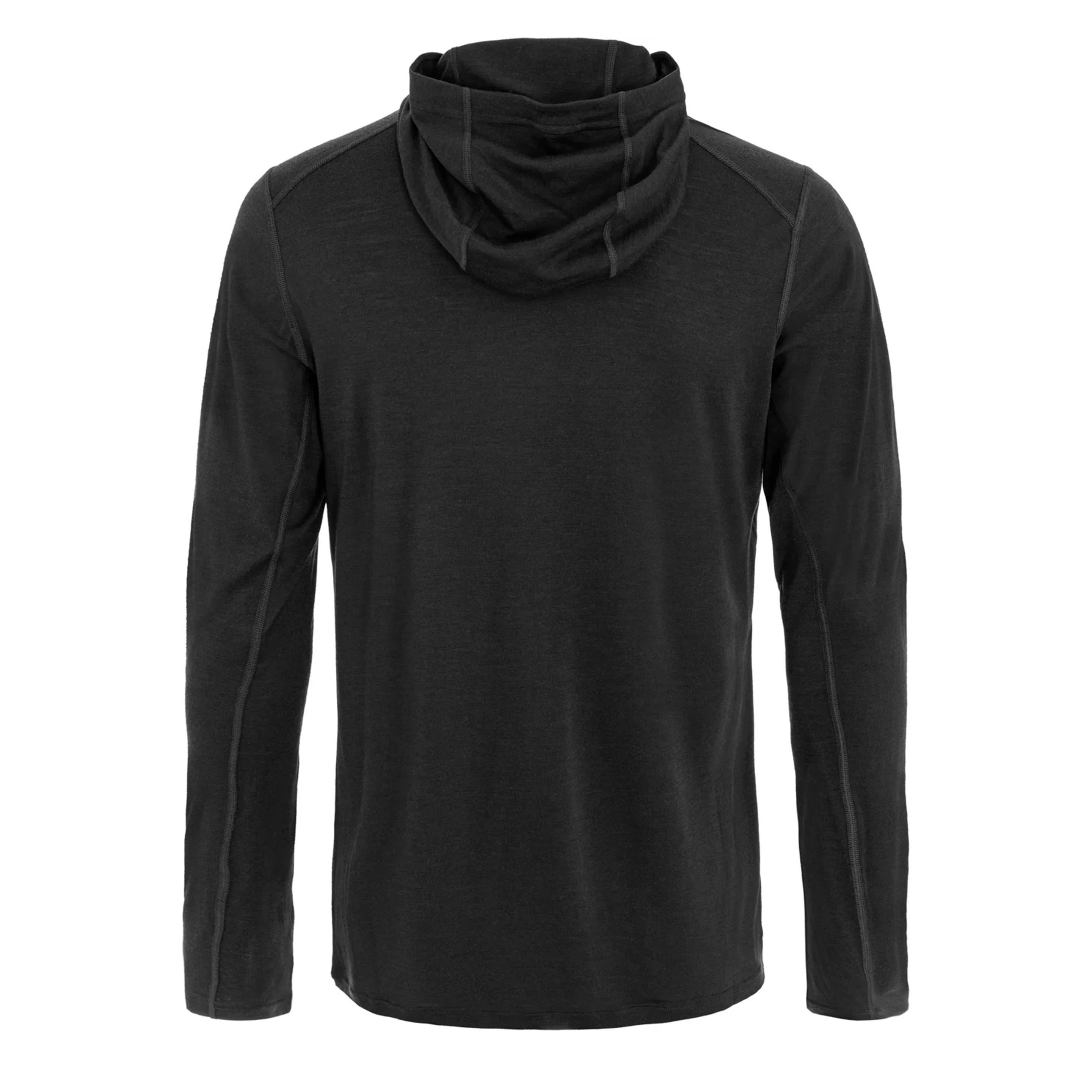 Fjallraven Abisko Wool Sun-hoodie Black