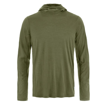 Fjallraven Abisko Wool Sun-hoodie Laurel Green - Parasol Store