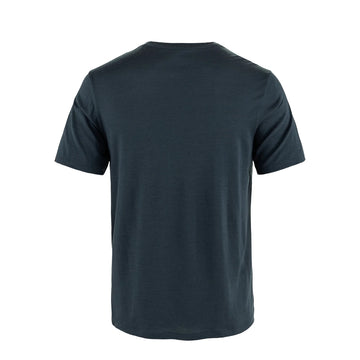 Fjallraven Hoja Wool T-shirt Dark Navy - Parasol Store