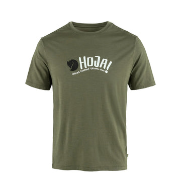 Fjallraven Hoja Wool T-shirt Laurel Green - Parasol Store