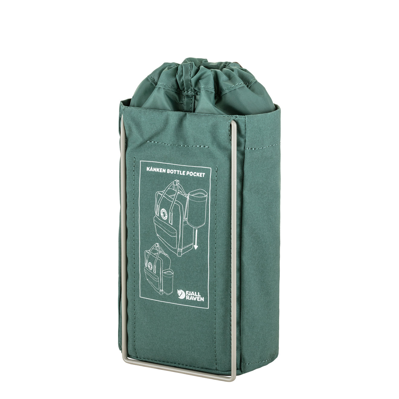 Fjallraven Kanken Bottle Pocket Frost Green - Parasol Store