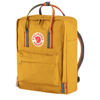 Fjallraven Kanken Rainbow Classic Backpack Ochre / Rainbow - Parasol Store