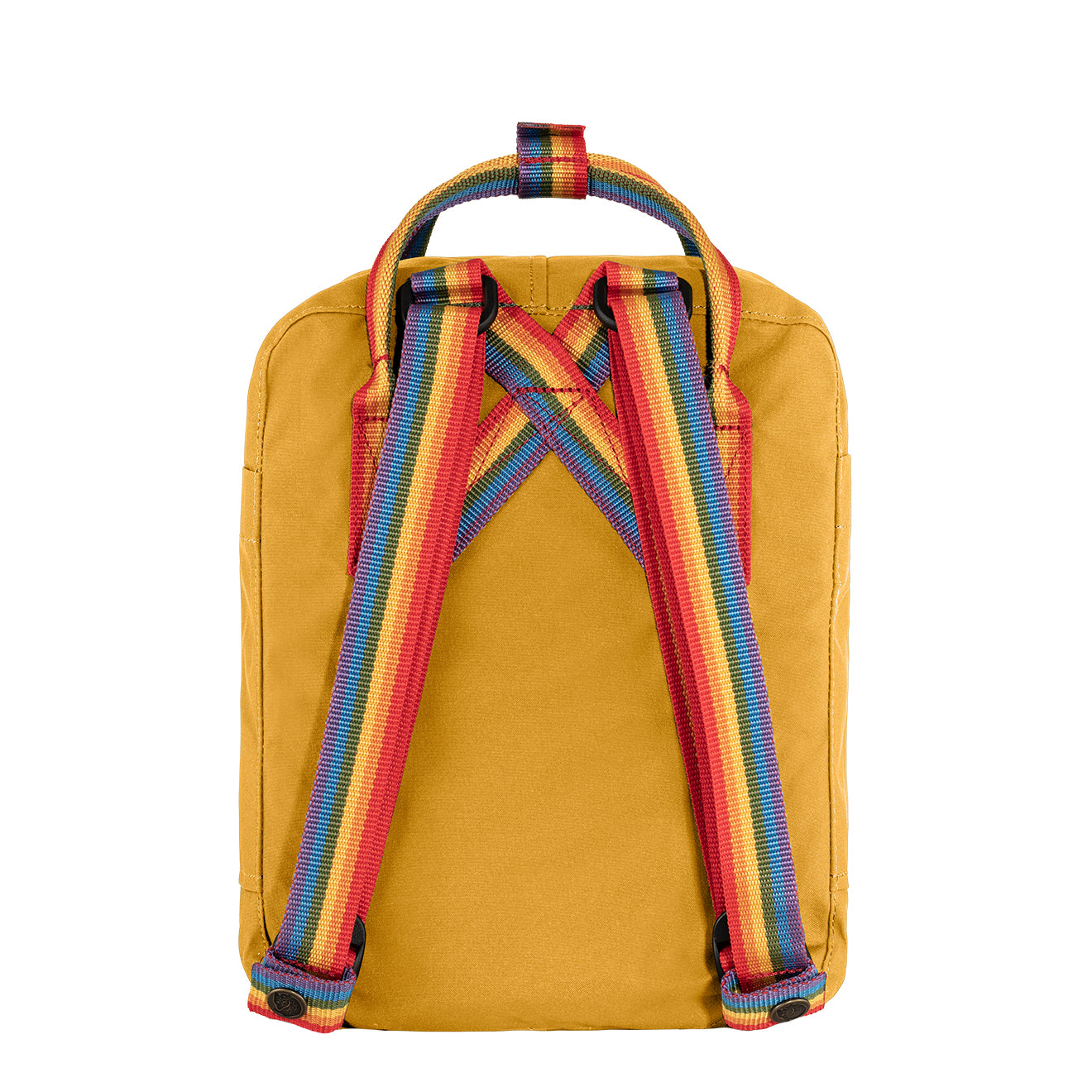 Fjallraven Kanken Rainbow Mini Ochre-Rainbow Pattern - Parasol Store