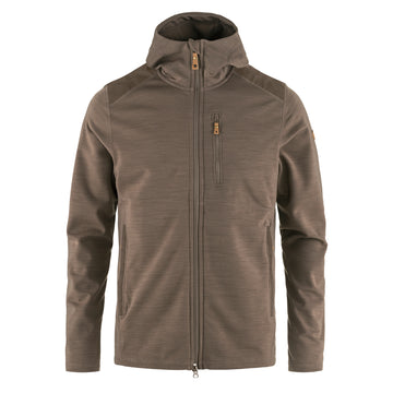 Fjallraven Keb Fleece Hoodie Suede Brown - Parasol Store